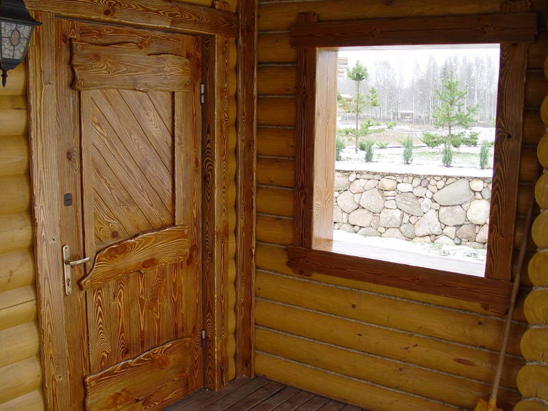 Двери в баню деревянные фото